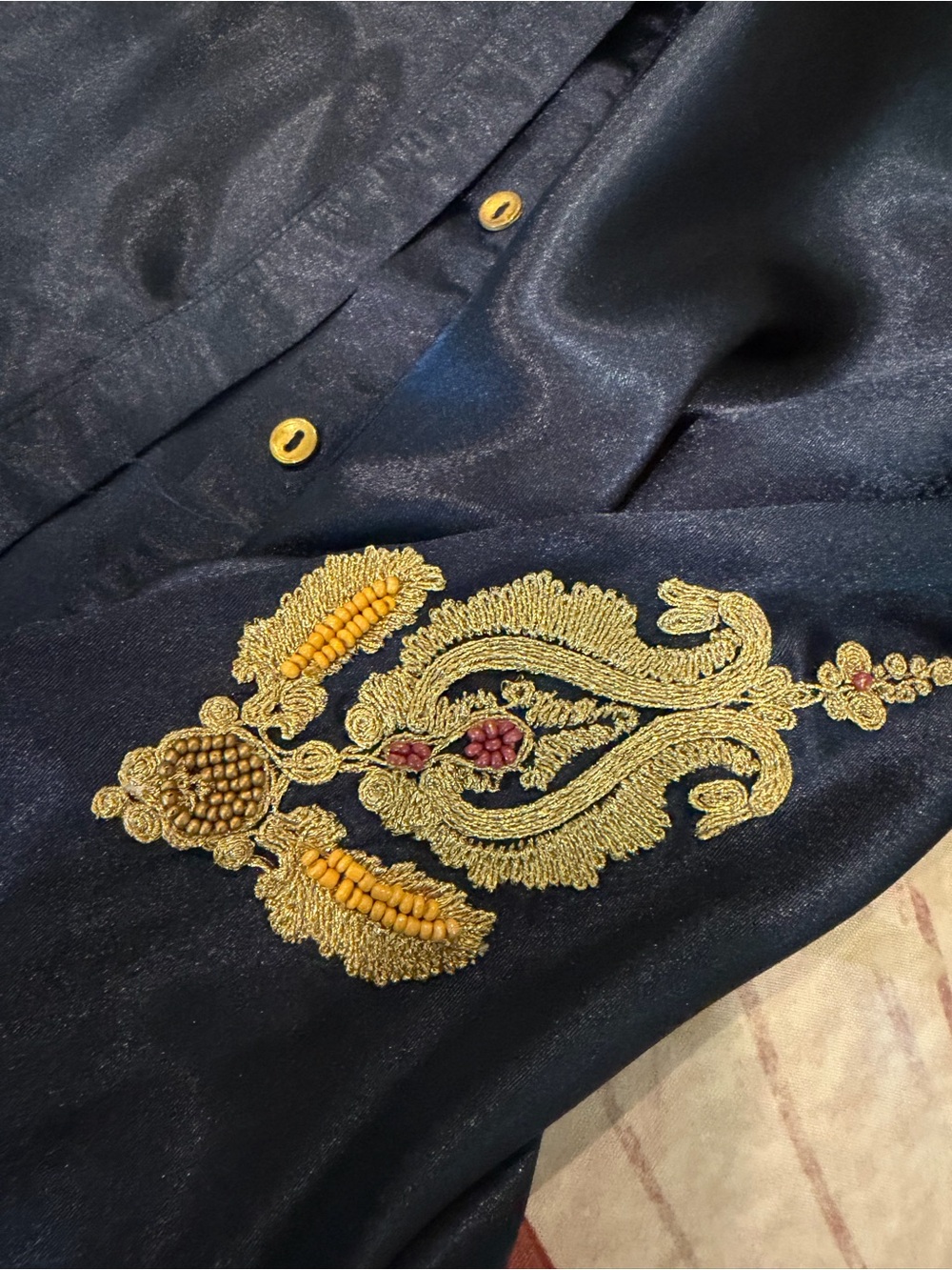 Banarasi skirt with top shirt - Picture 5 of 8